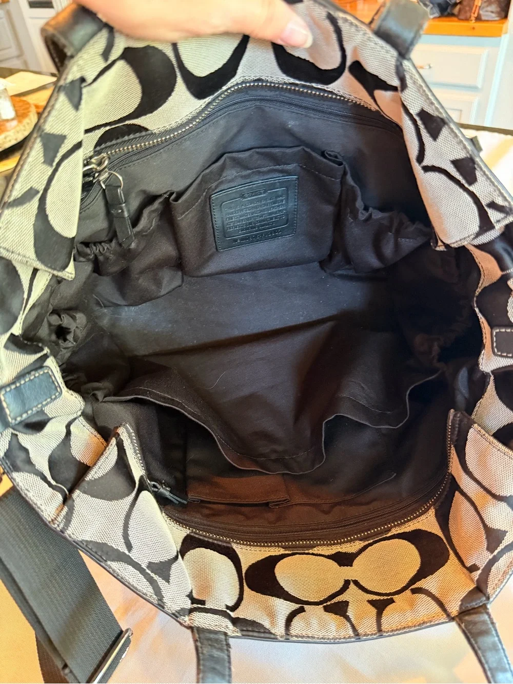 Coach Signature C Canvas XL Tote Diaper Bag No F13803